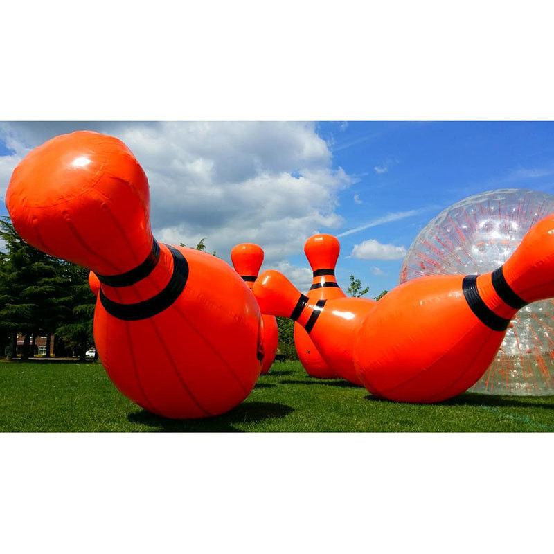 ポータブル ジャンボ PVC 充気ボウリングセット インタラクティブなスポーツゲームやイベントに理想的です