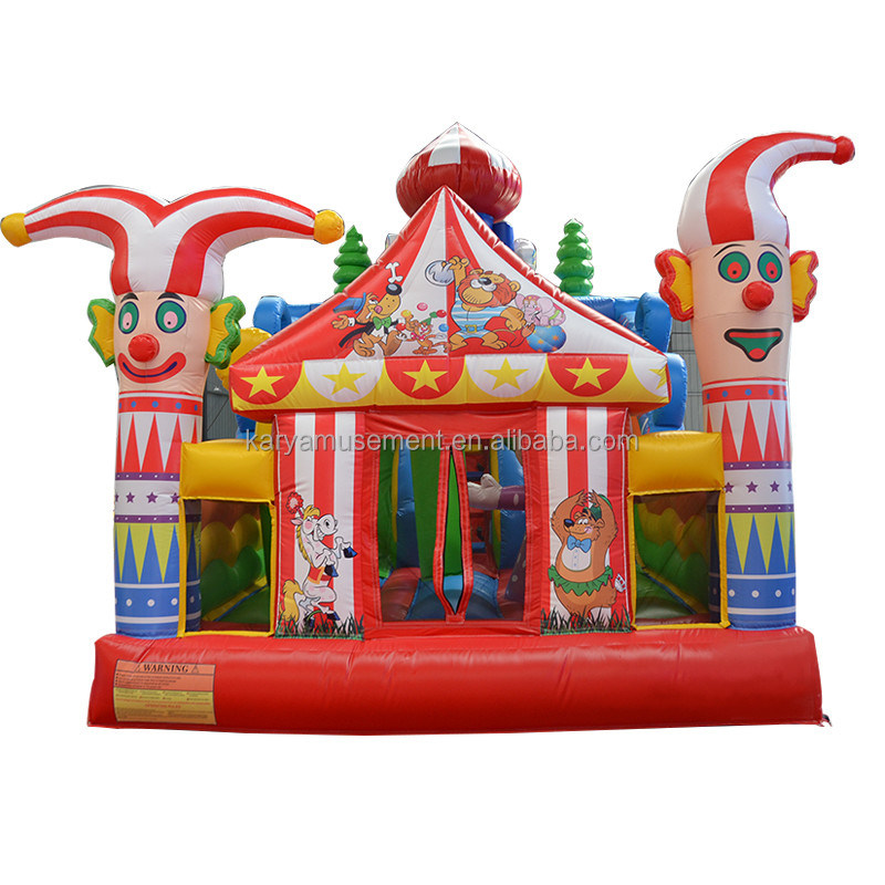 ユニセックス 最新のPVC充電式サーカス 滑り方 N スライドの城 楽しい都市パーティー