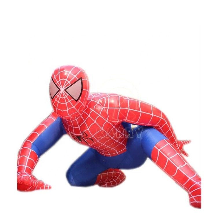 カスタマイズされた 色彩豊かなマーベル スーパーヒーロー 膨らませられるスパイダーマン 広告 PVC素材