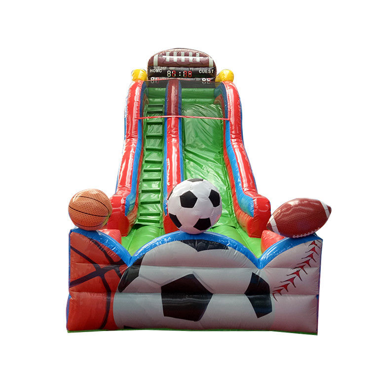 商業用充気バスケットボール スポーツゲーム 子供と大人のための水泳池スライド