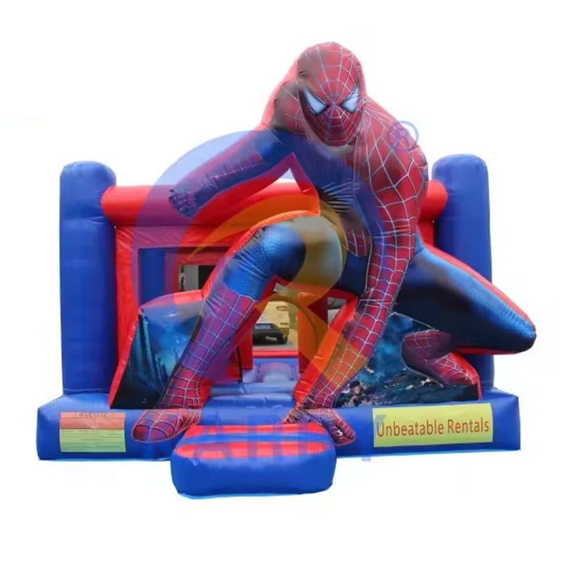 最大容量 100kg 屋外商用 キッズ スパイダーマン 充気式ジャンパー 家庭用