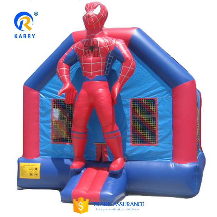 スパイダーマン 子供向け 充電式バウンサー カスタマイズされた色 充電式 子供用 トランポリン